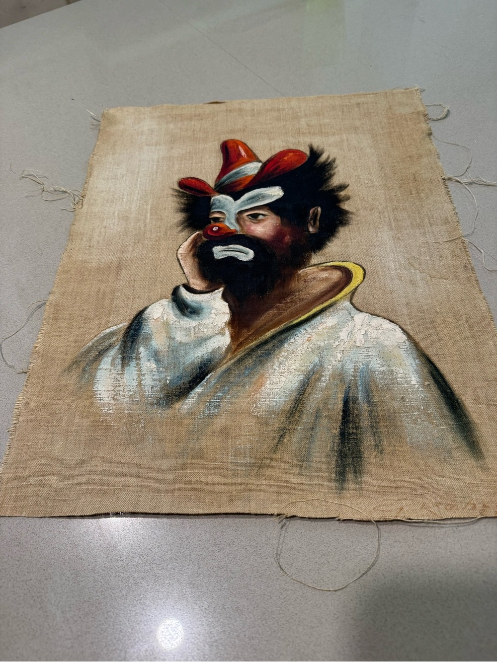 Art painted clown.